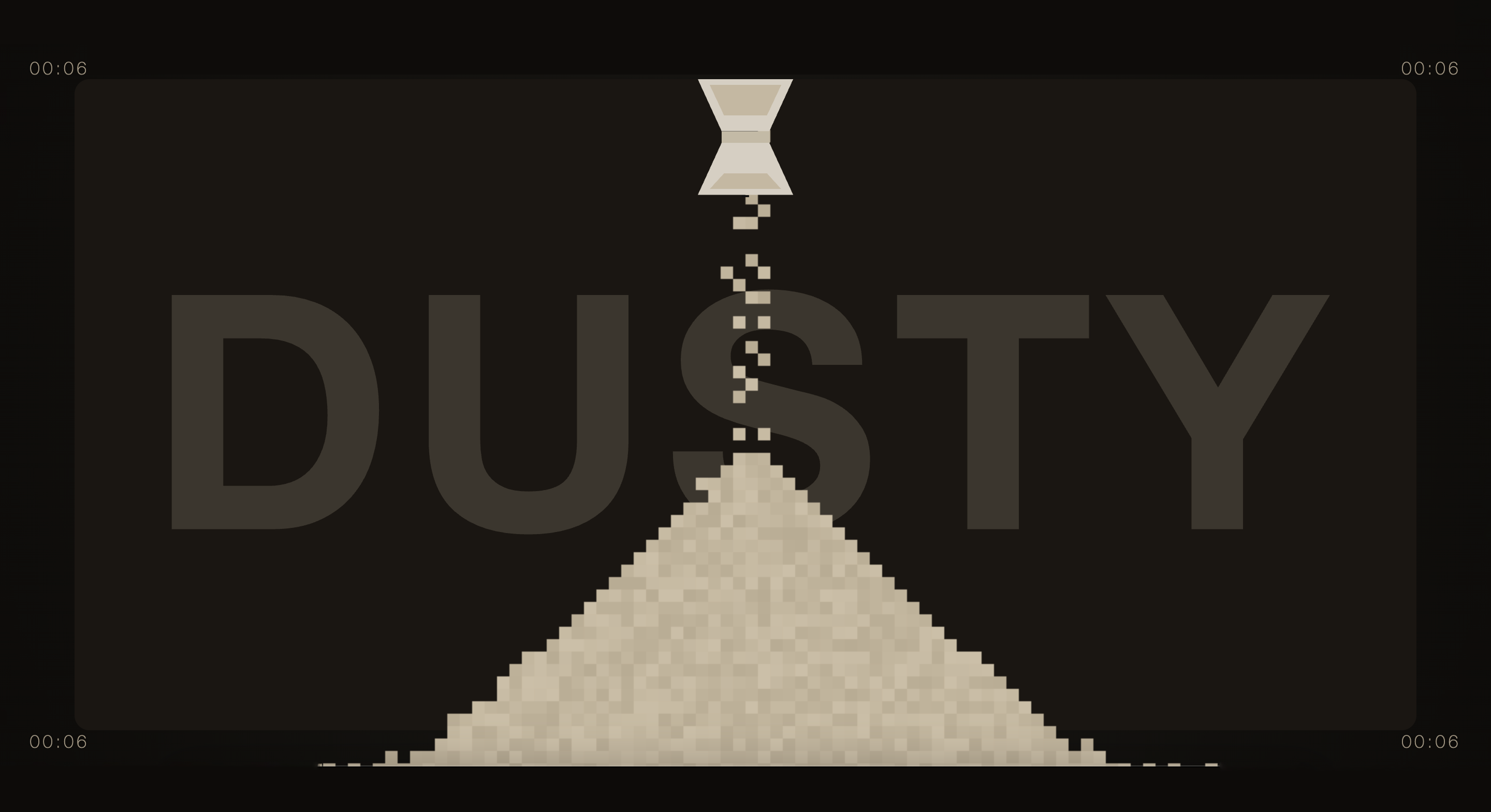 Dusty - An experiment in time, grids, and particle physics